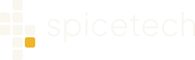 Spicetech Footerlogo für dunklen Hintergrund